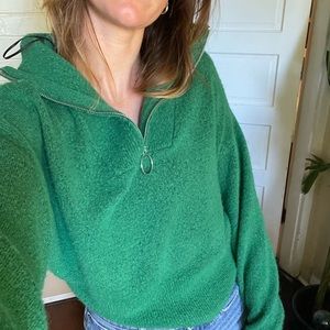 Vintage Style Half Zip